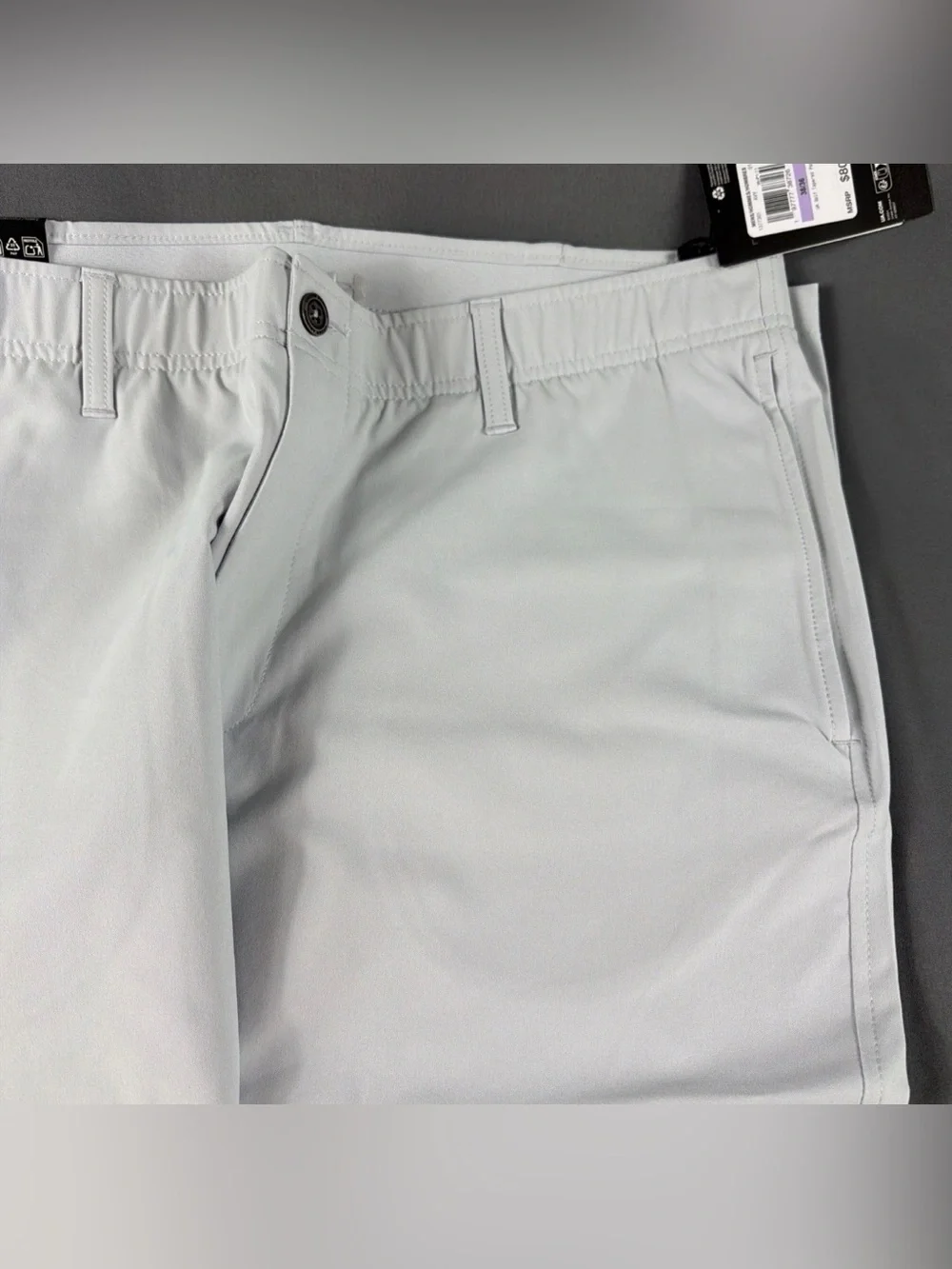 Under Armour Golf Pants Tapered 38 x 36 Halo Gray Polyester Spandex MSRP $80